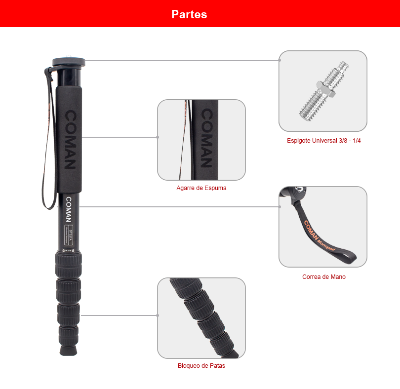 Monopodo DT327A - Imagen 3