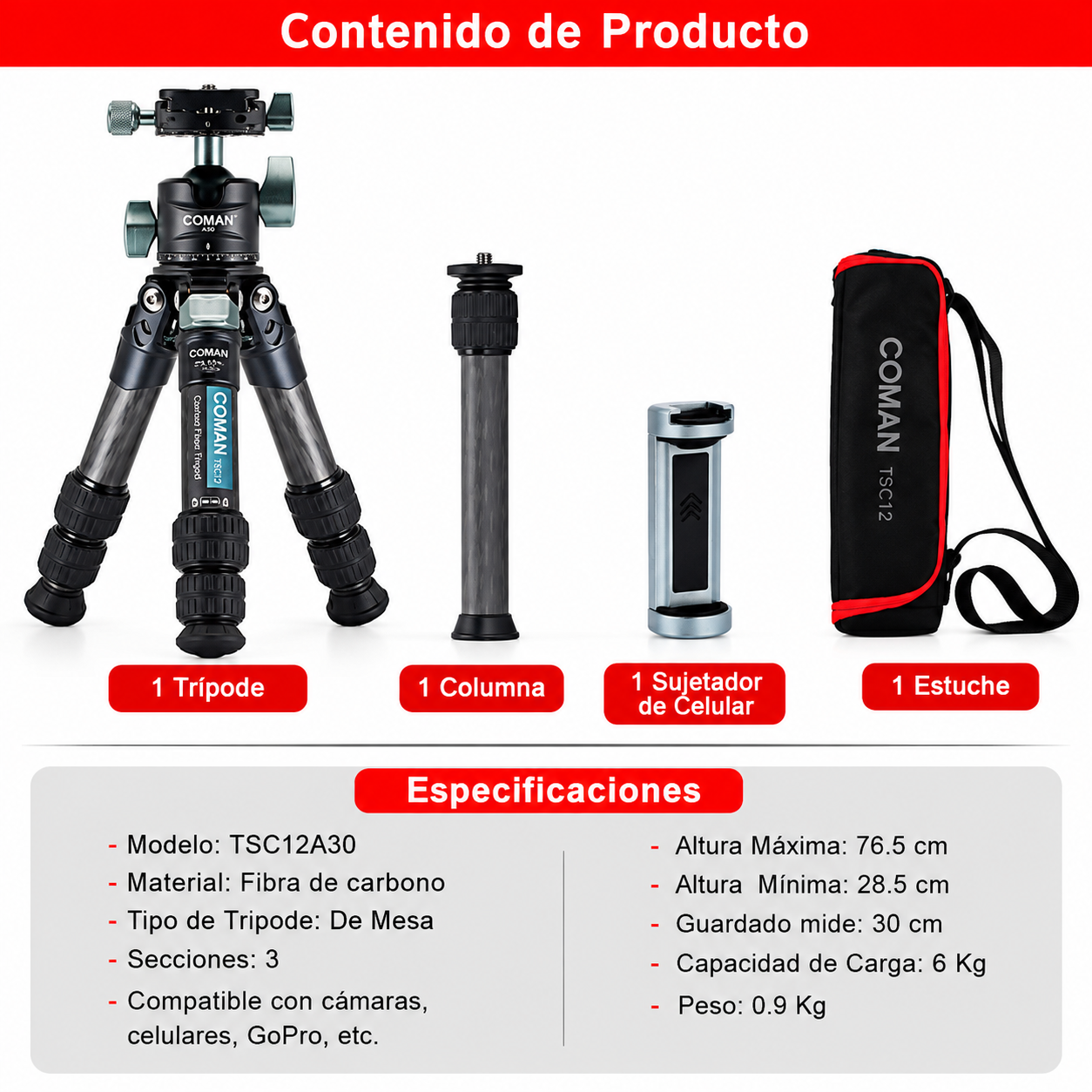 Tripode TSC12A30 - Imagen 2