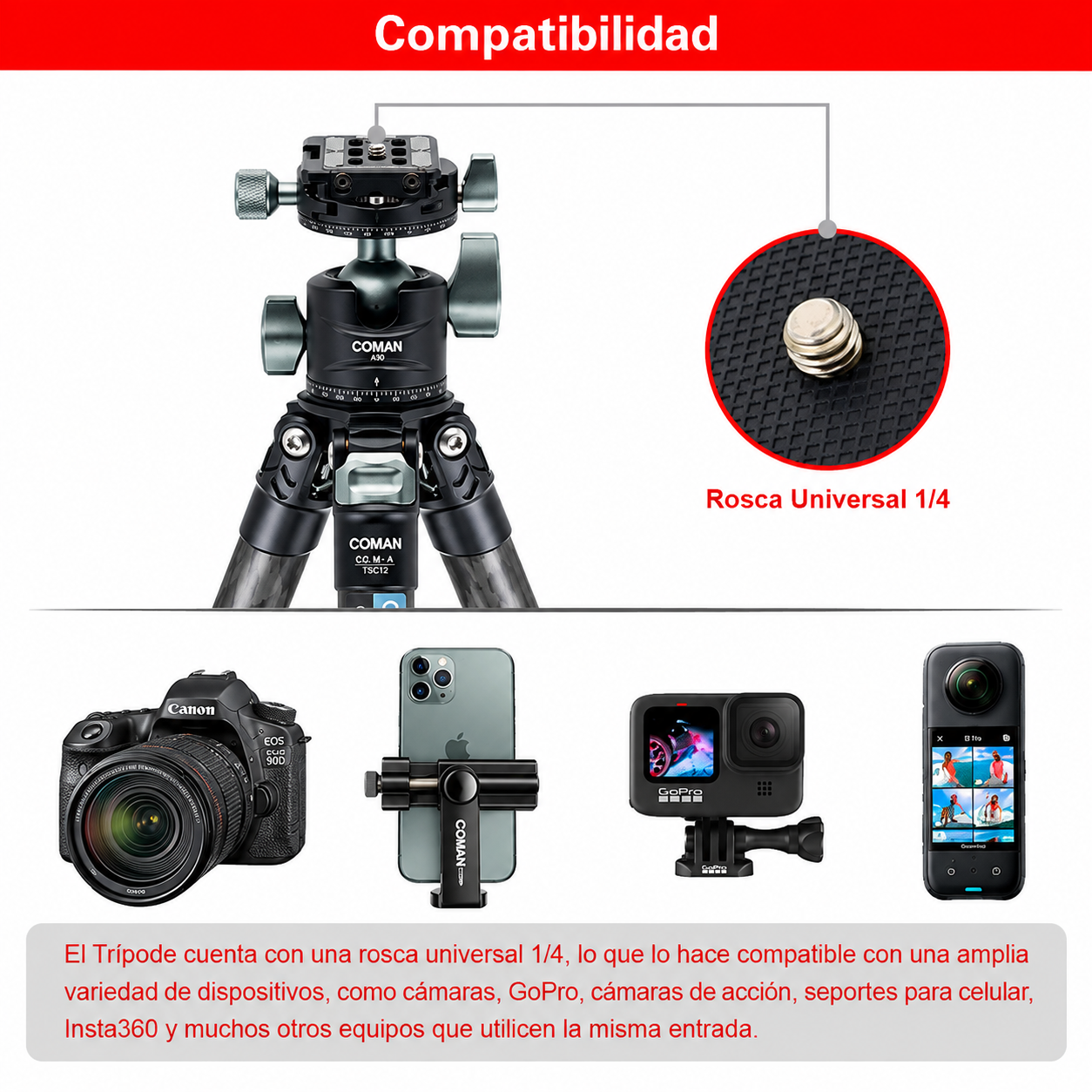 Tripode TSC12A30 - Imagen 3